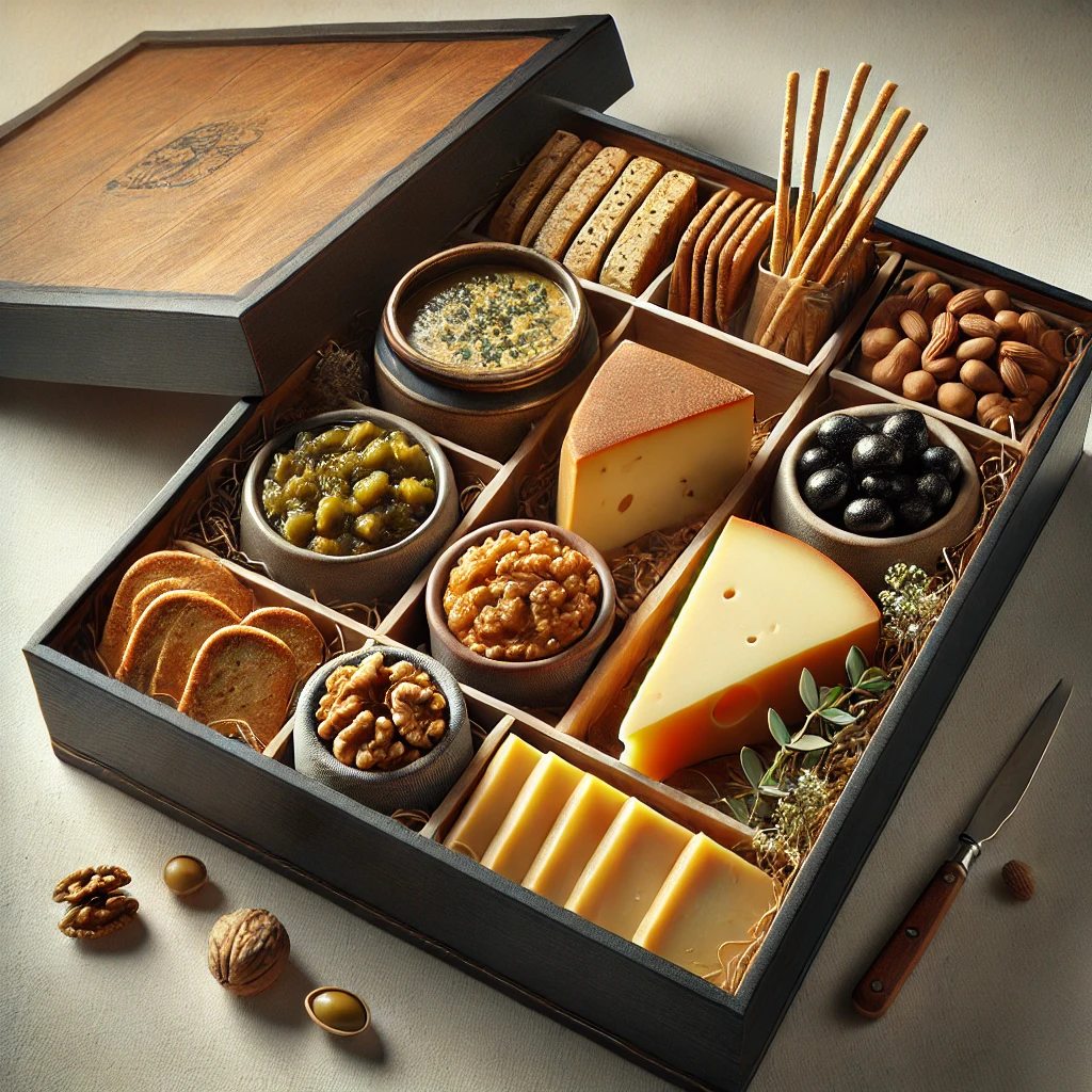 Przykładowa paczka 2: ser Manchego, tapenada, rarytasy